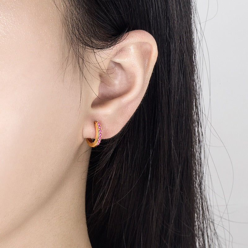 Selena – Hängende Ohrringe Goldene Meeresinspiration