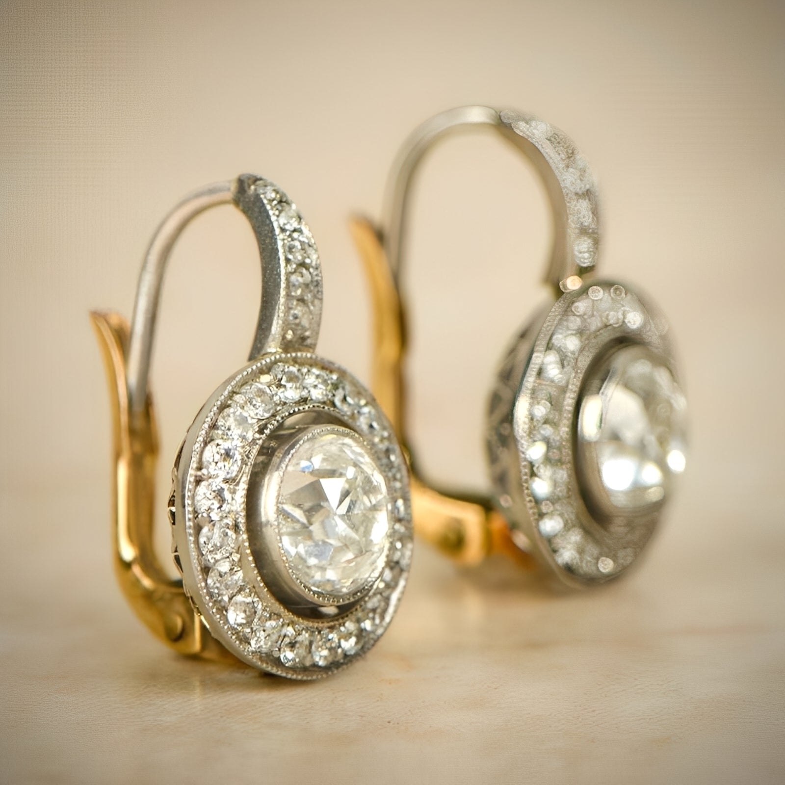 Adele – Vintage-Ohrringe aus Silber und Zirkonium