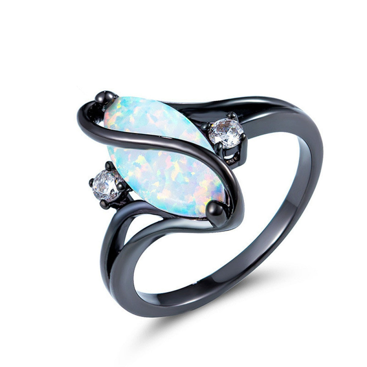 Shuvee – Ring Pferdeauge S Gold Blau & Schwarz
