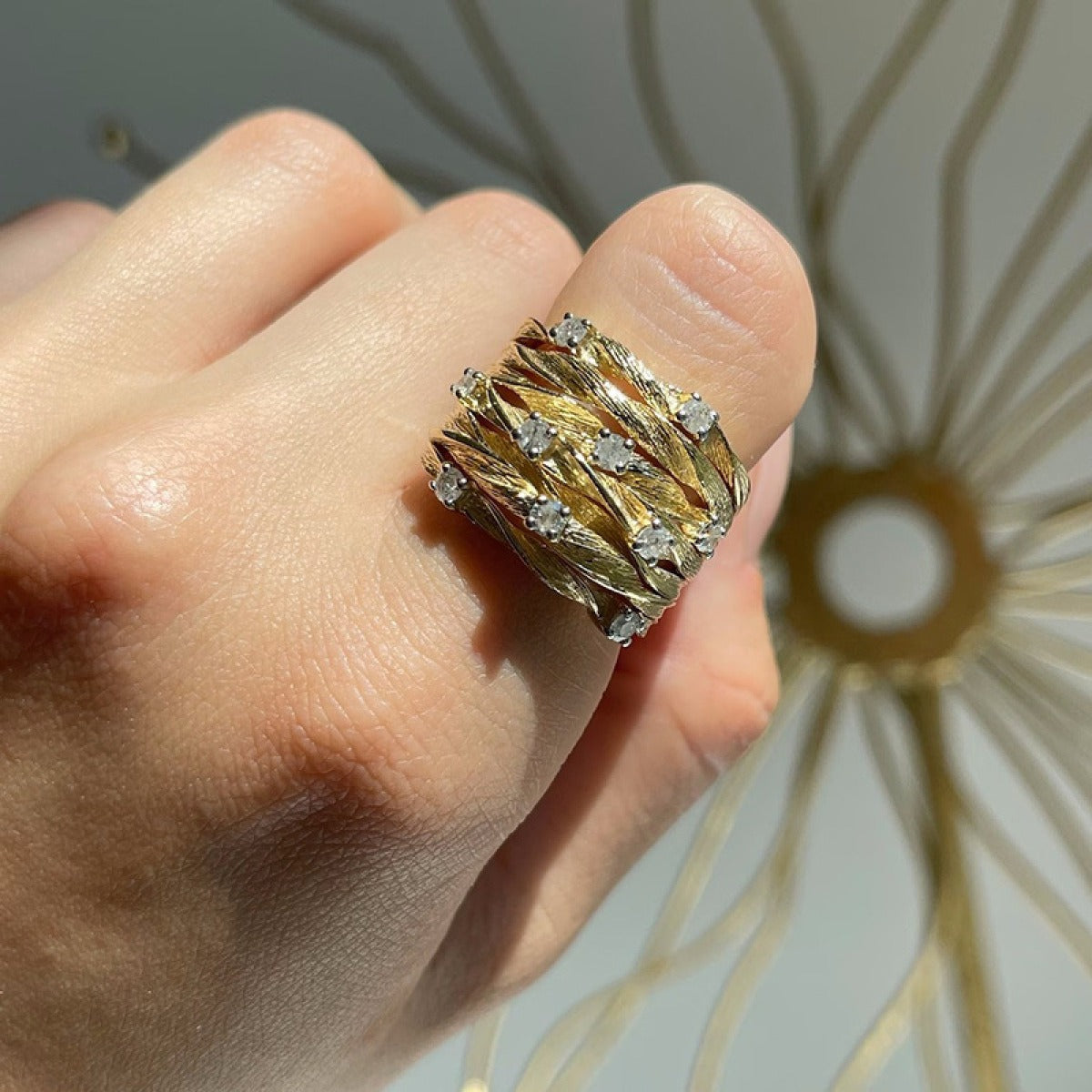 Louna – Bohème Goldener Zeitloser Ring