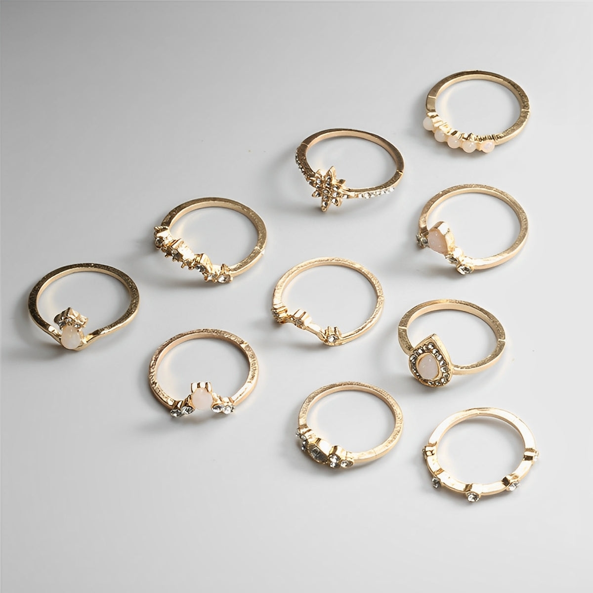 Luna – Premium-Paket von 8 bis 12 Einzigartige Ringe