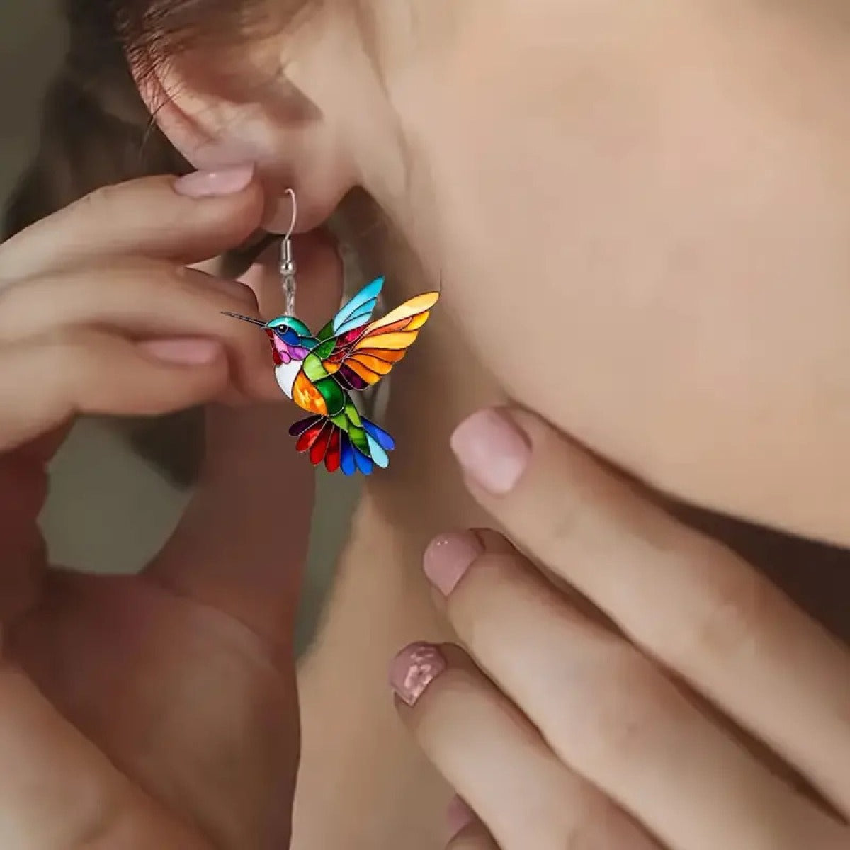Lyz – Ohrringe Kolibri