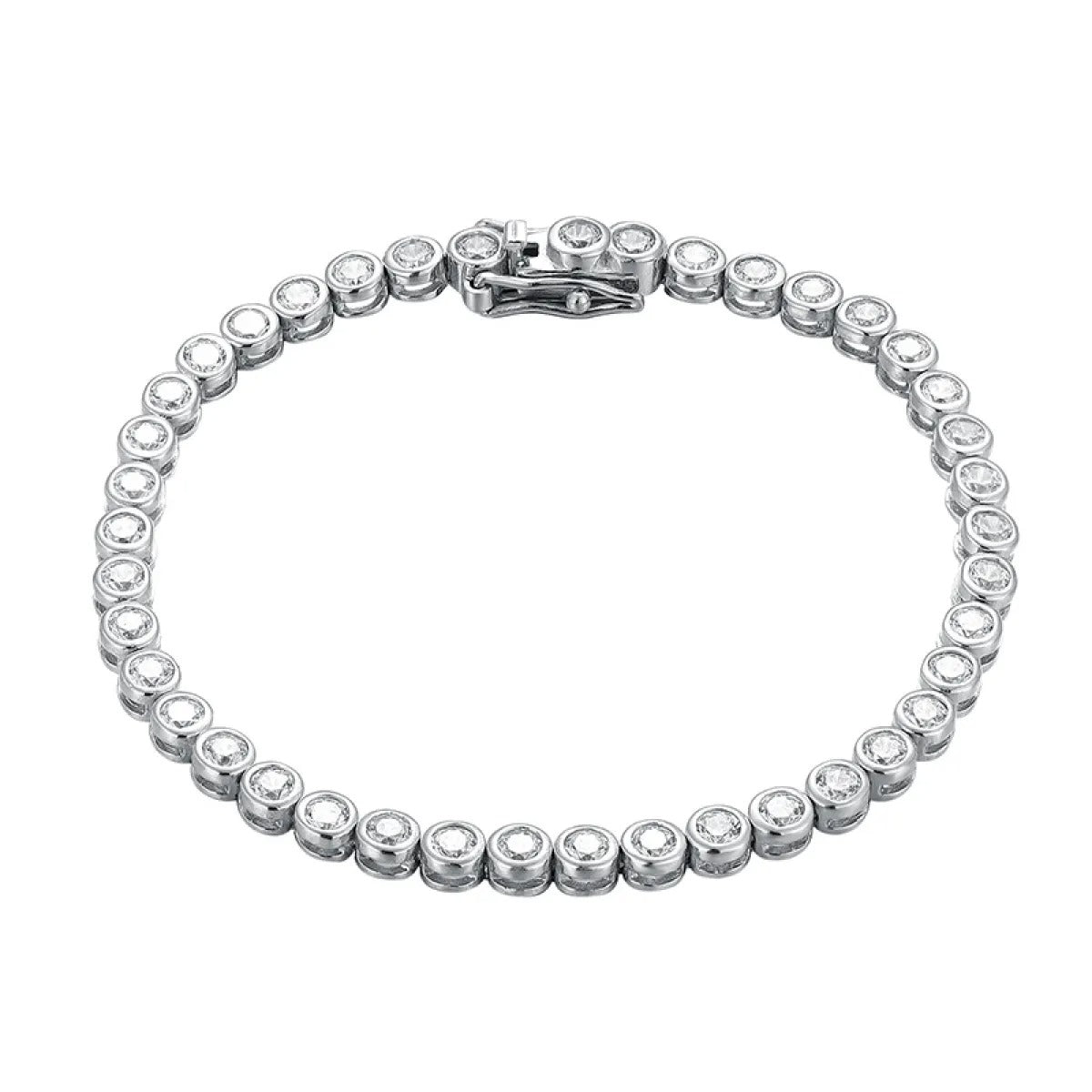 Elise – Armband Blasen aus Silber und Diamanten