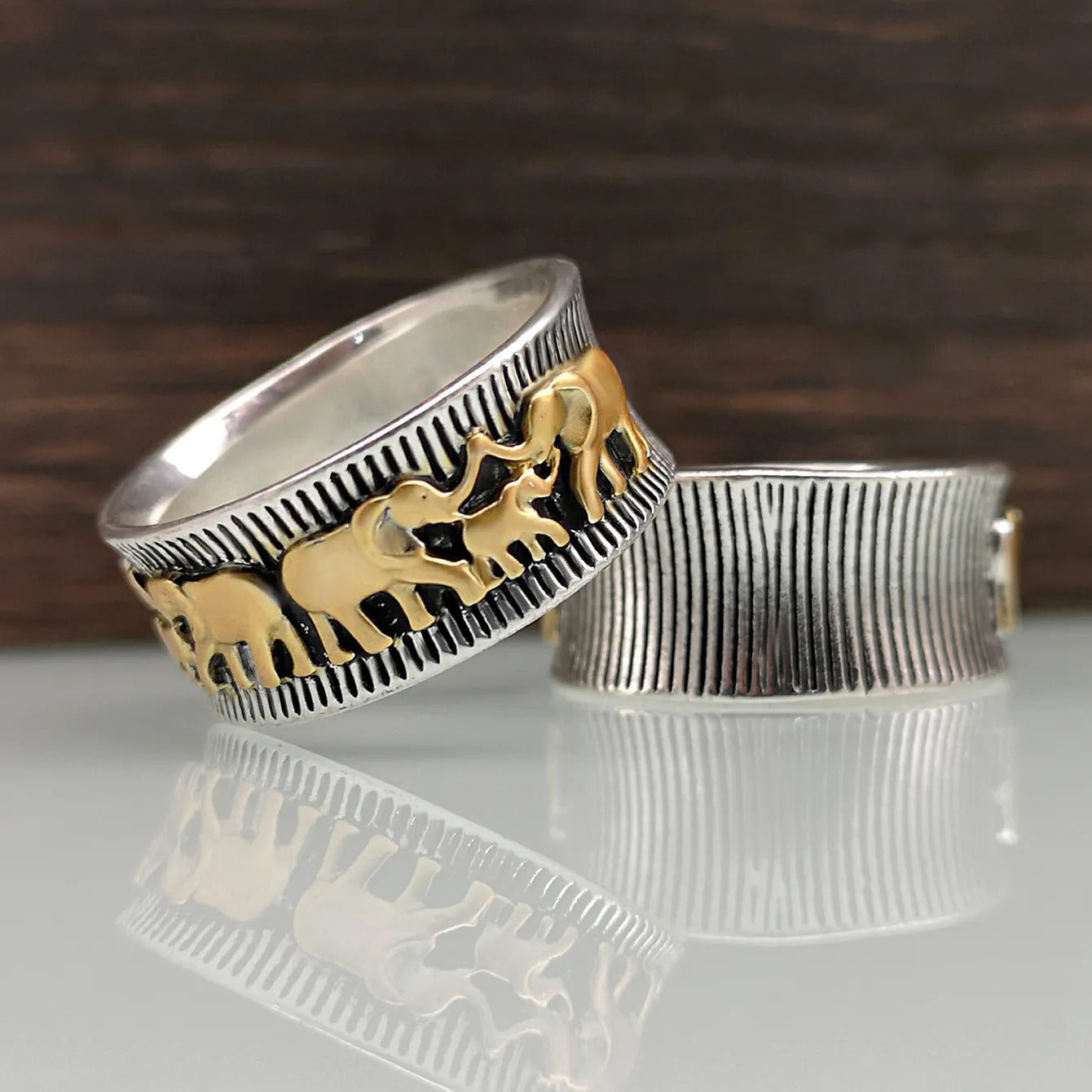 Eli – Bague Elefant Golden Vintage
