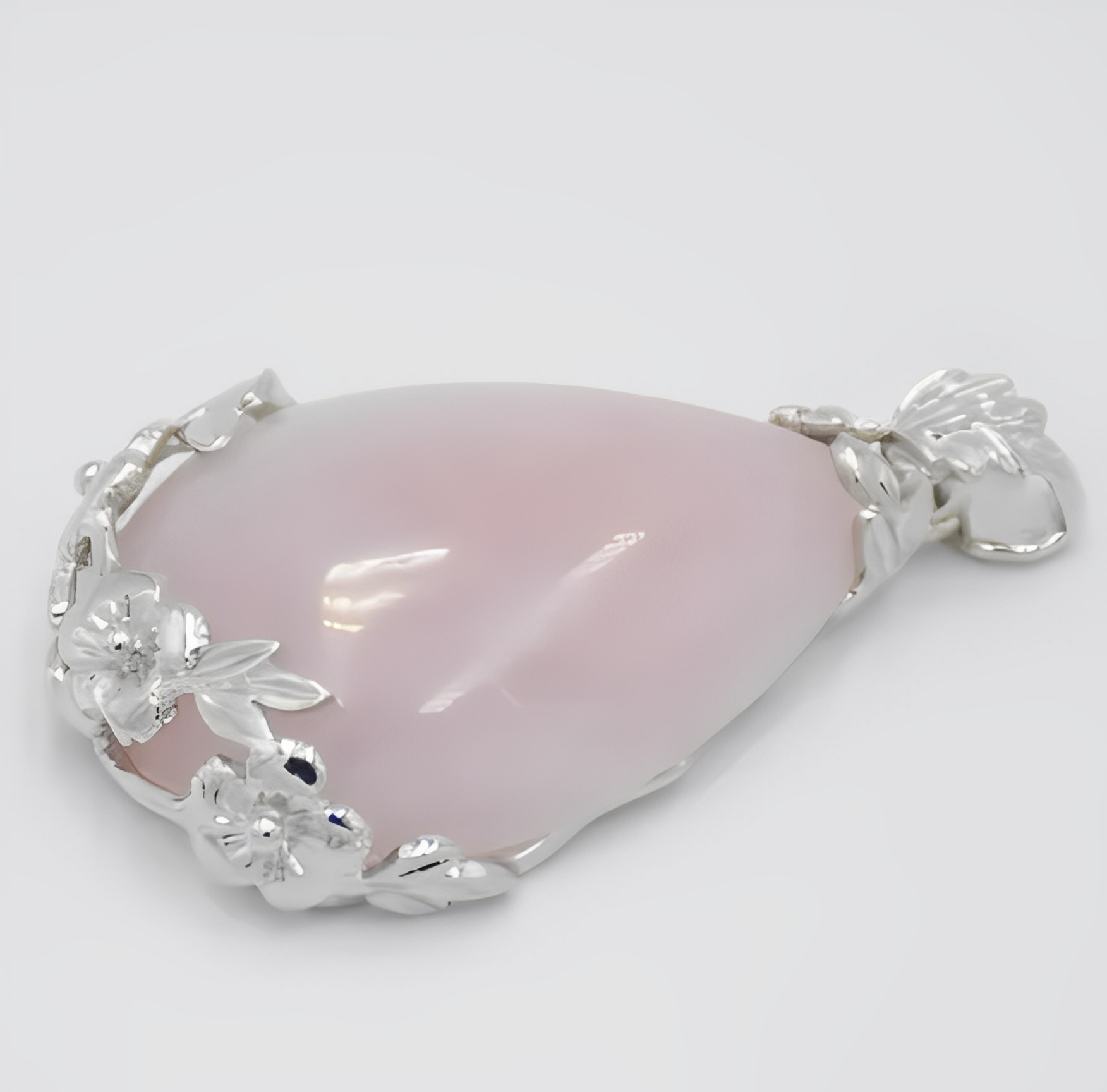 Lysiane – Anhänger Blume Tropfen Kristall