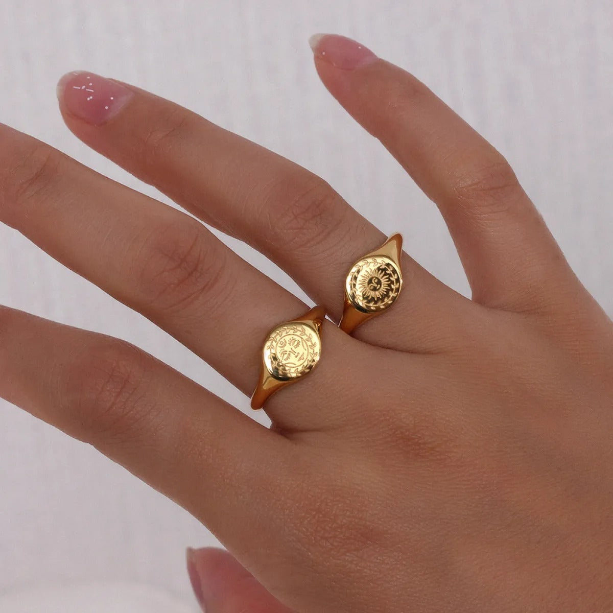 Solenne – Goldene Solstice Ring