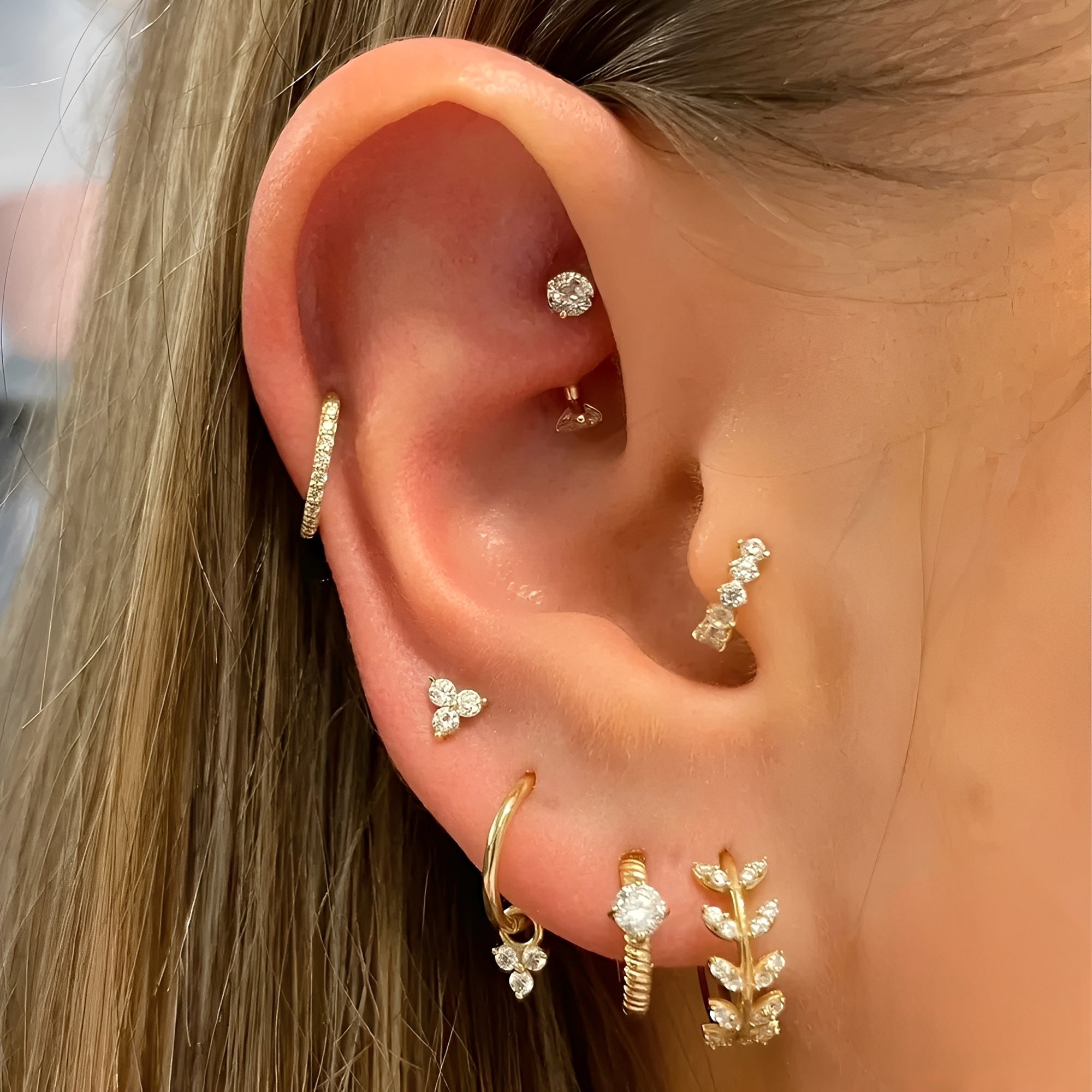 Estela – Elegante Ohrringe mit Zirkonia 5A und Silber