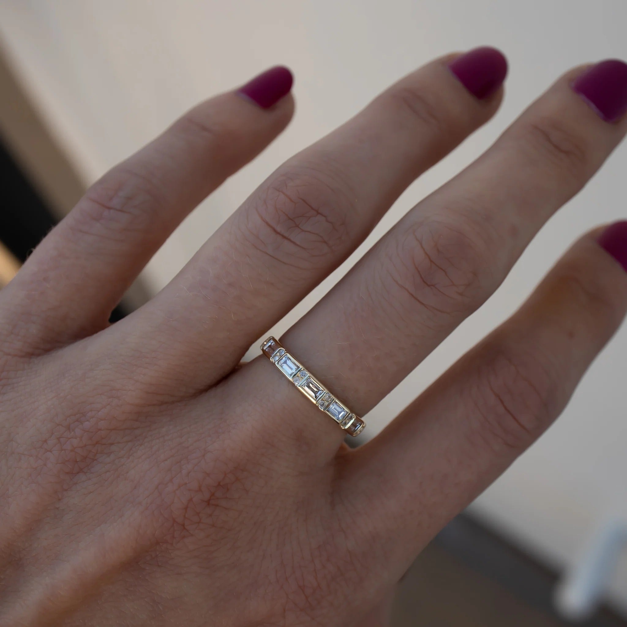 Selene – Vintage-Ringe mit weißem und grünem Opal