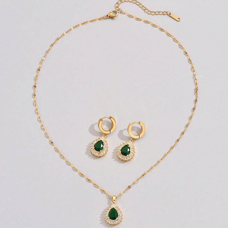 Rheya – Elegantes Lysandelle-Set aus Gold und Kristall