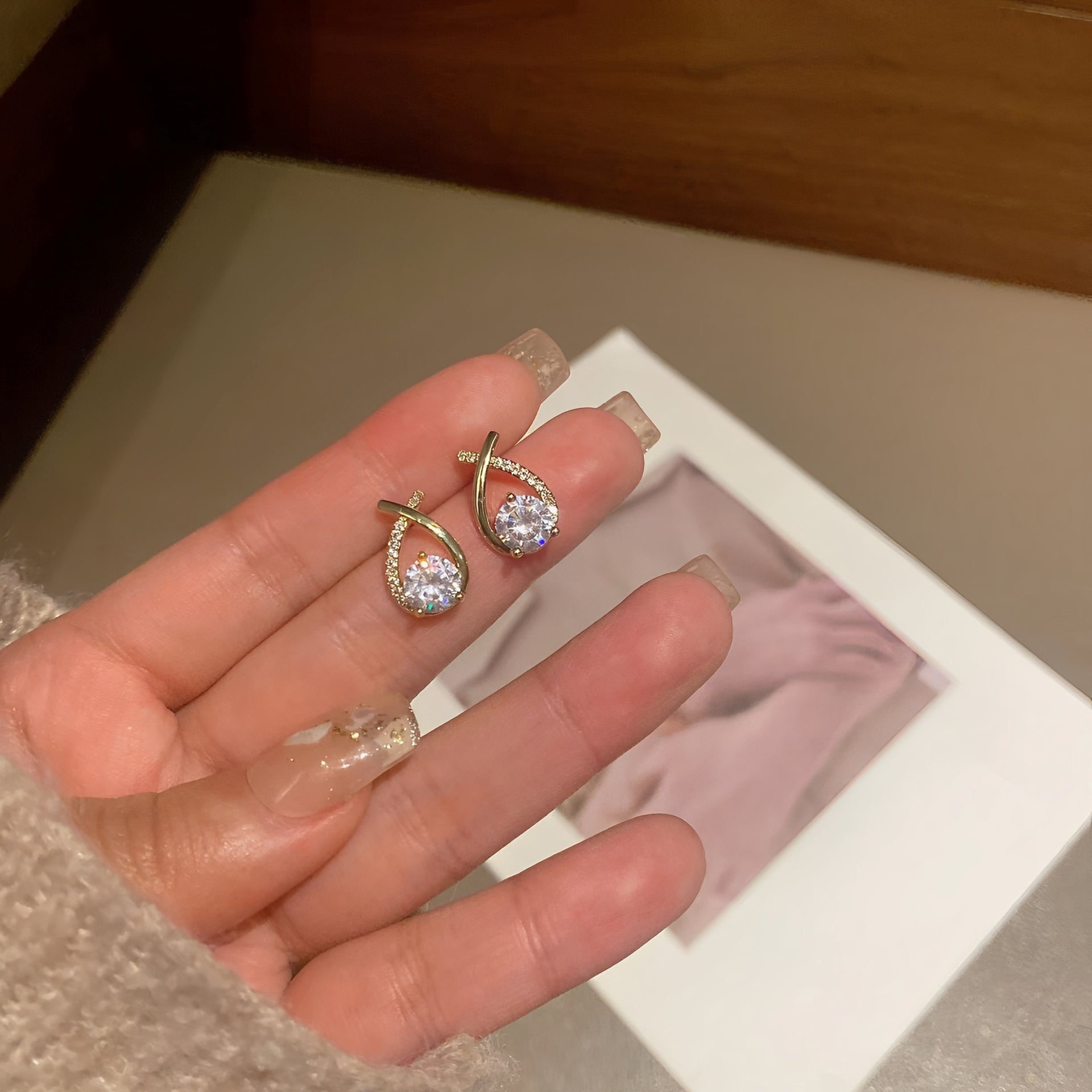 Arielle – Ohrringe in 18 Karat Gold