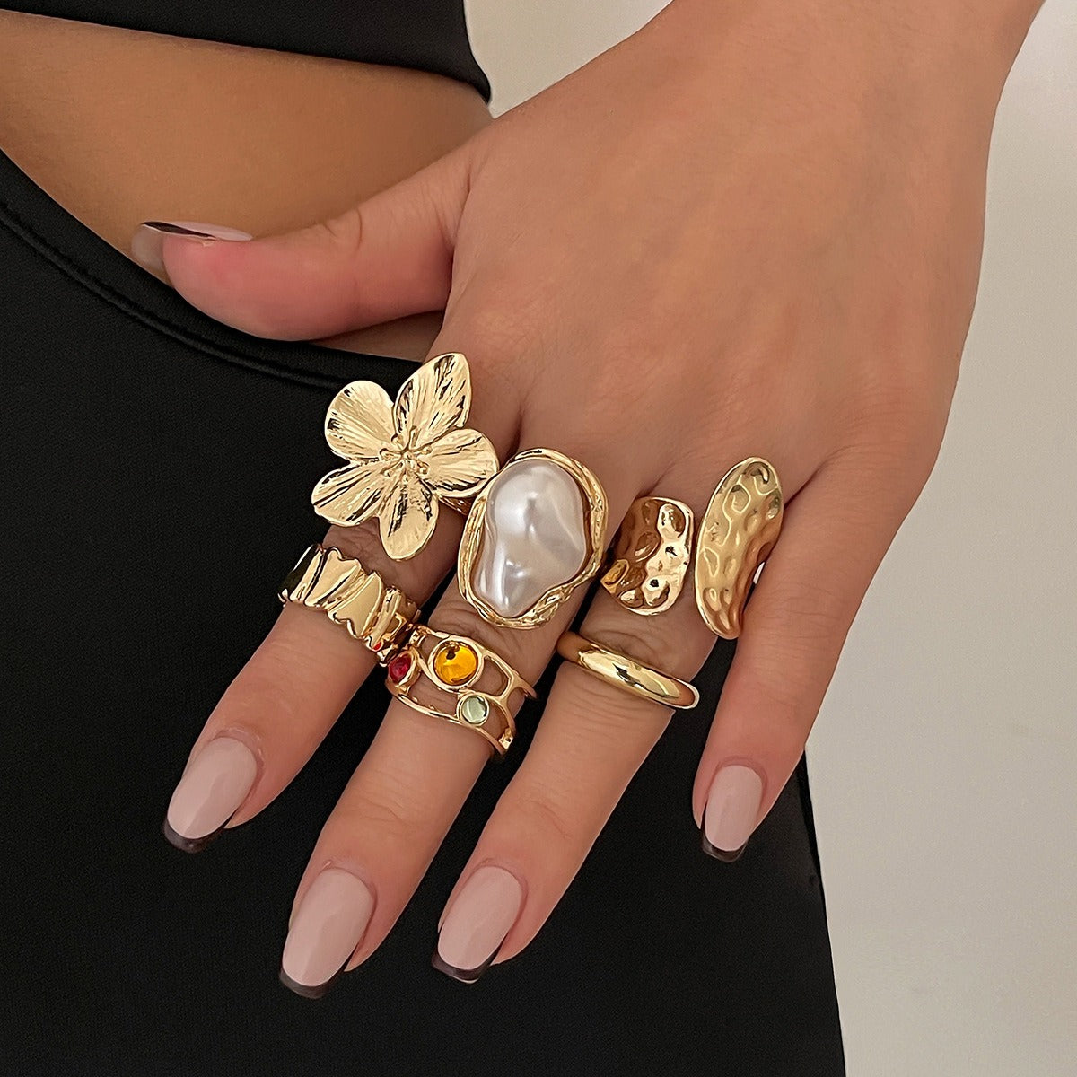 Merina – Set von 6 Statement-Ringen