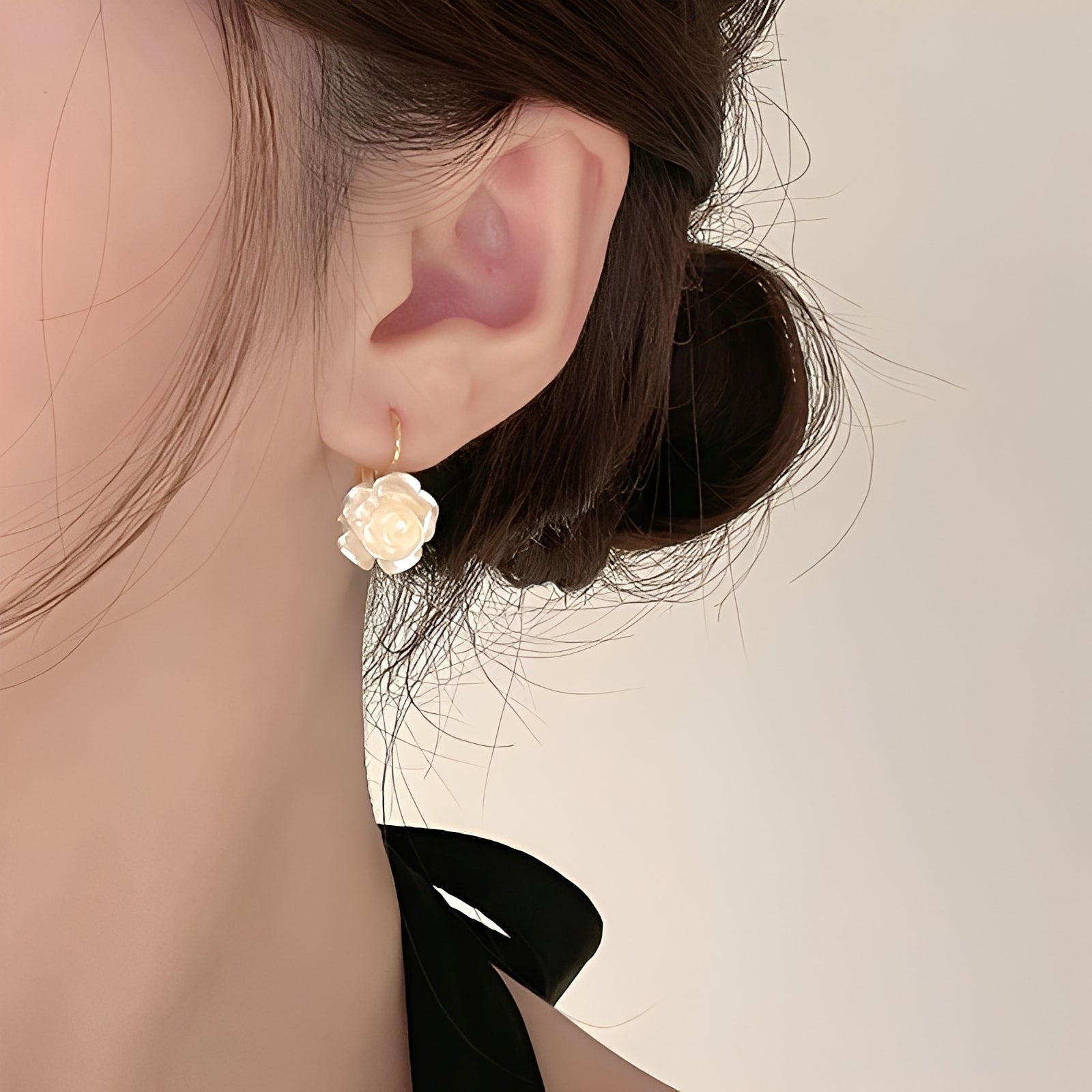 Kylie – Elegante Rosen-Ohrringe