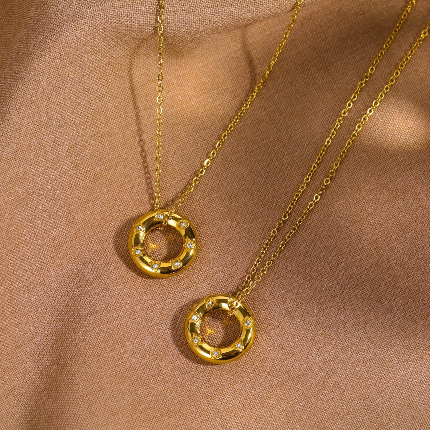 Carmen – Halskette aus Edelstahl mit Zirkon