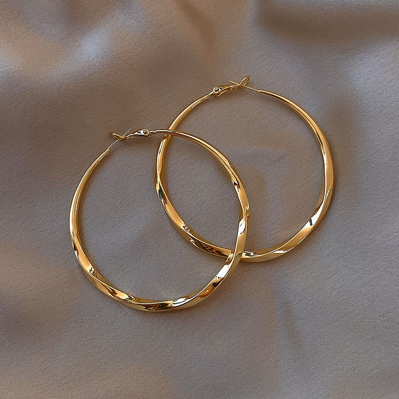 Enola – Vintage-Kreolen in Roségold