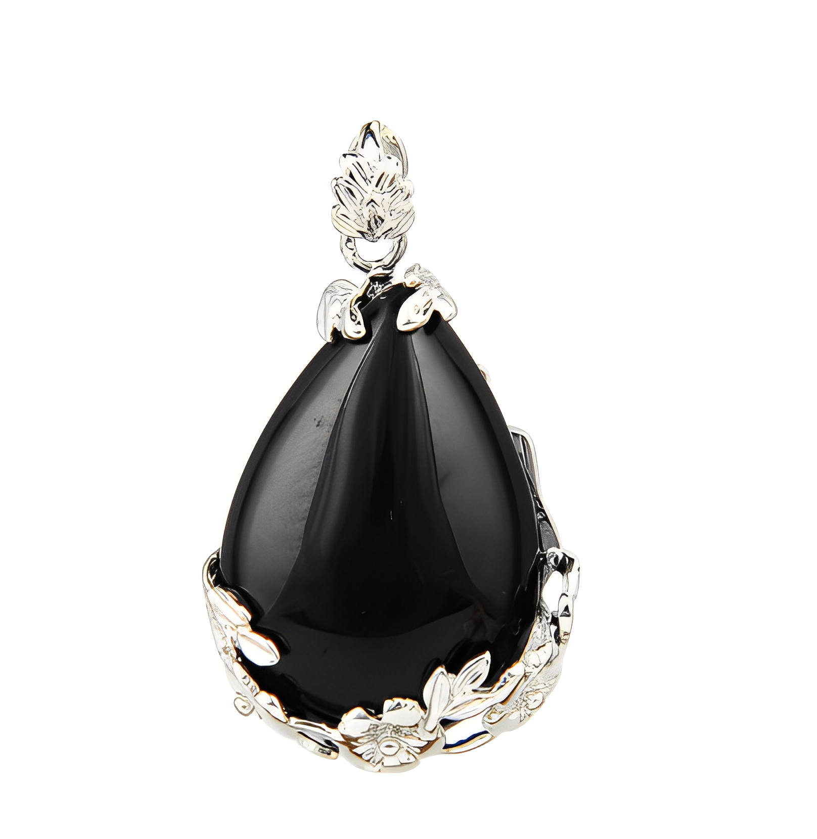 Lysiane – Anhänger Blume Tropfen Kristall