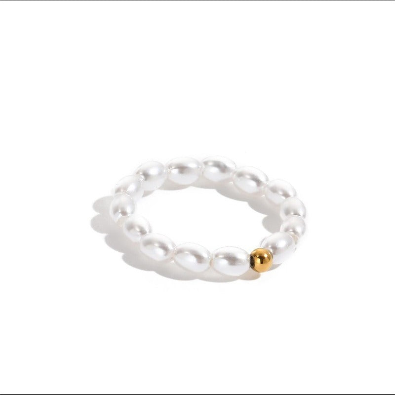 Fenna – Stressabbau-Ring mit Perle