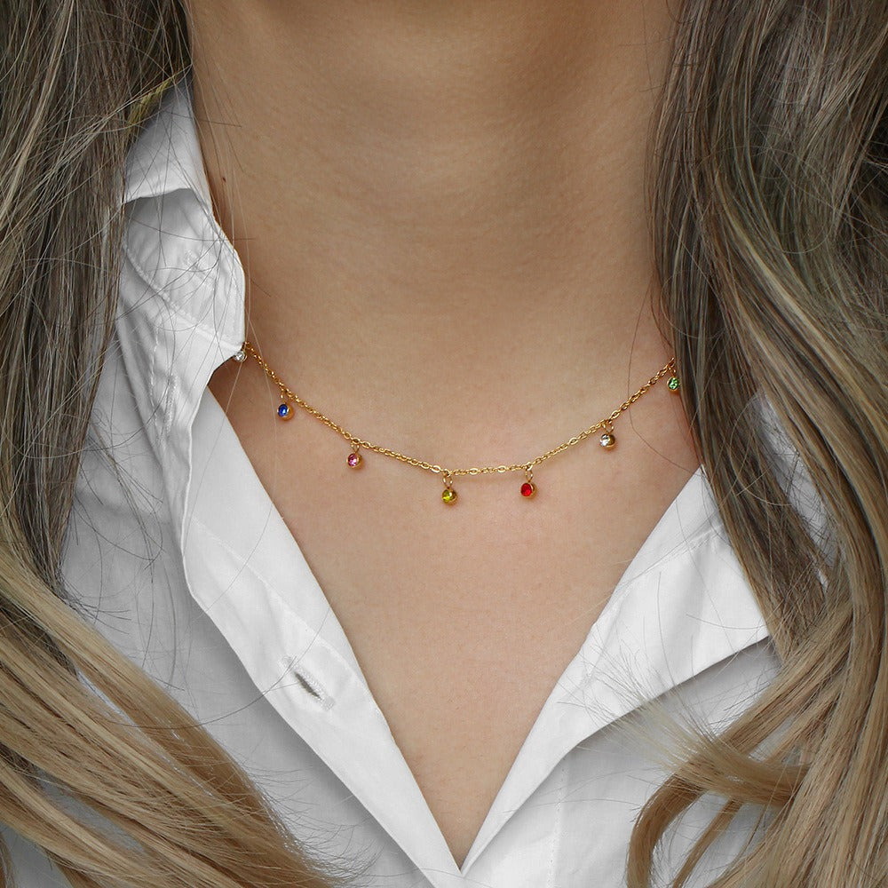 Sairi – Kette Edelstein Elegant