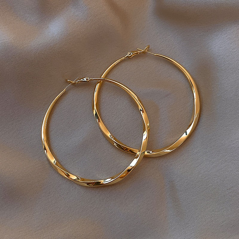 Enola – Vintage-Kreolen in Roségold