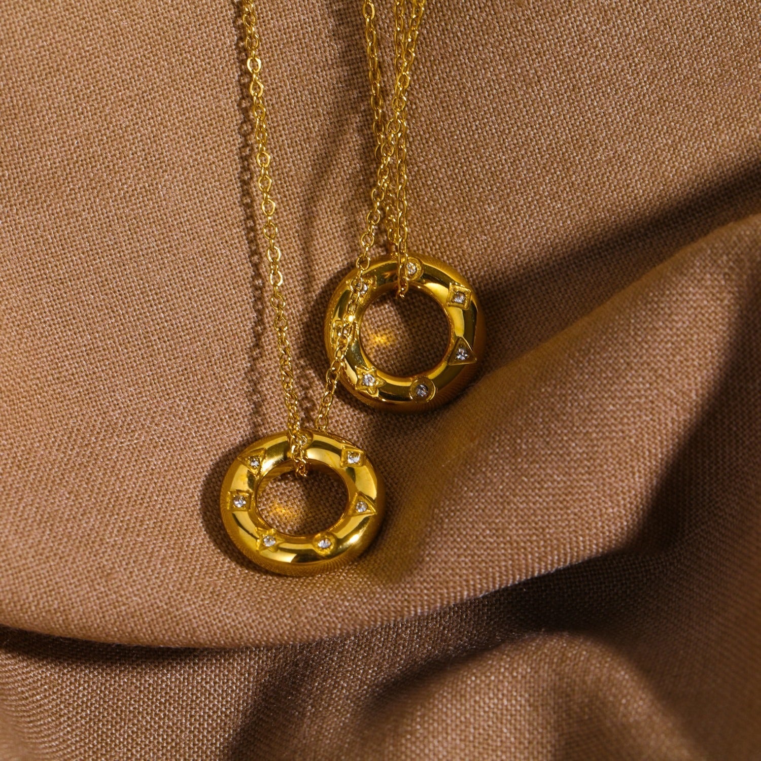 Carmen – Halskette aus Edelstahl mit Zirkon