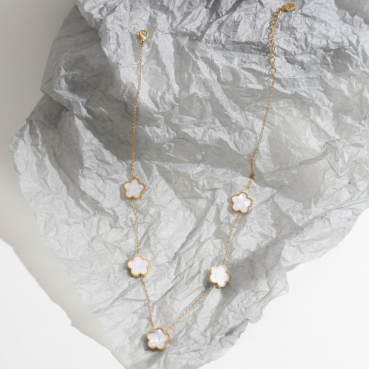 Elise – Set Collier und Bracelet Trèfle Elegant