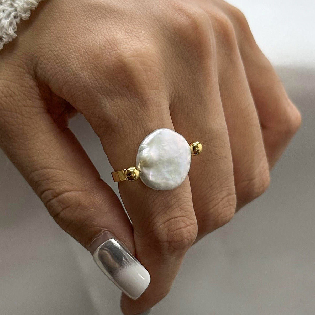 Sabby – Ring Reversible Barockperle