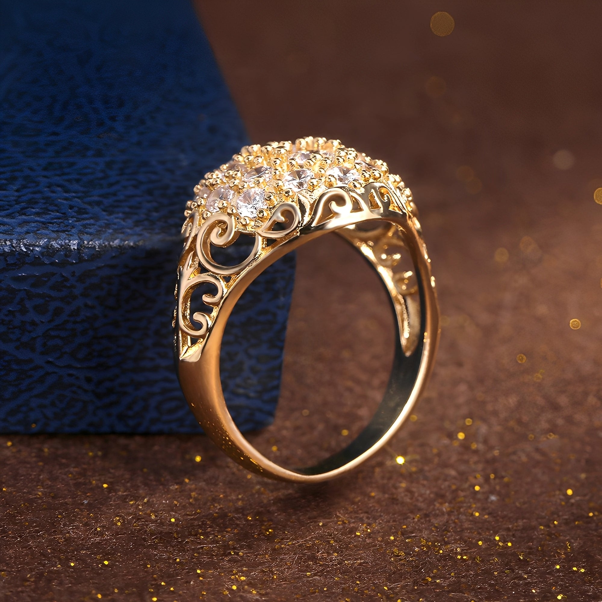 Zendy – Bague in Gold und Diamant Vintage