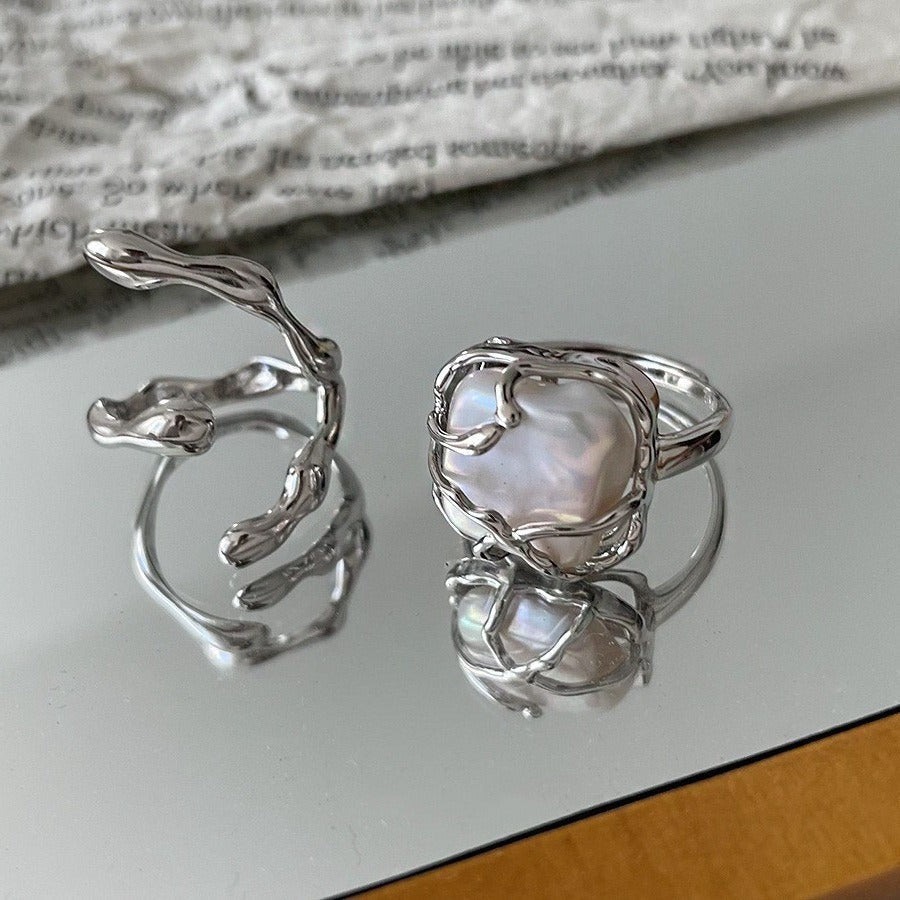 Marian – Goldring mit Perle