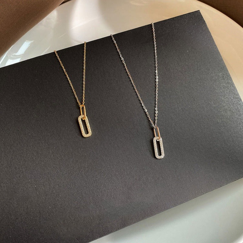 Sora – Halskette mit Funkelndem Gliedanhänger