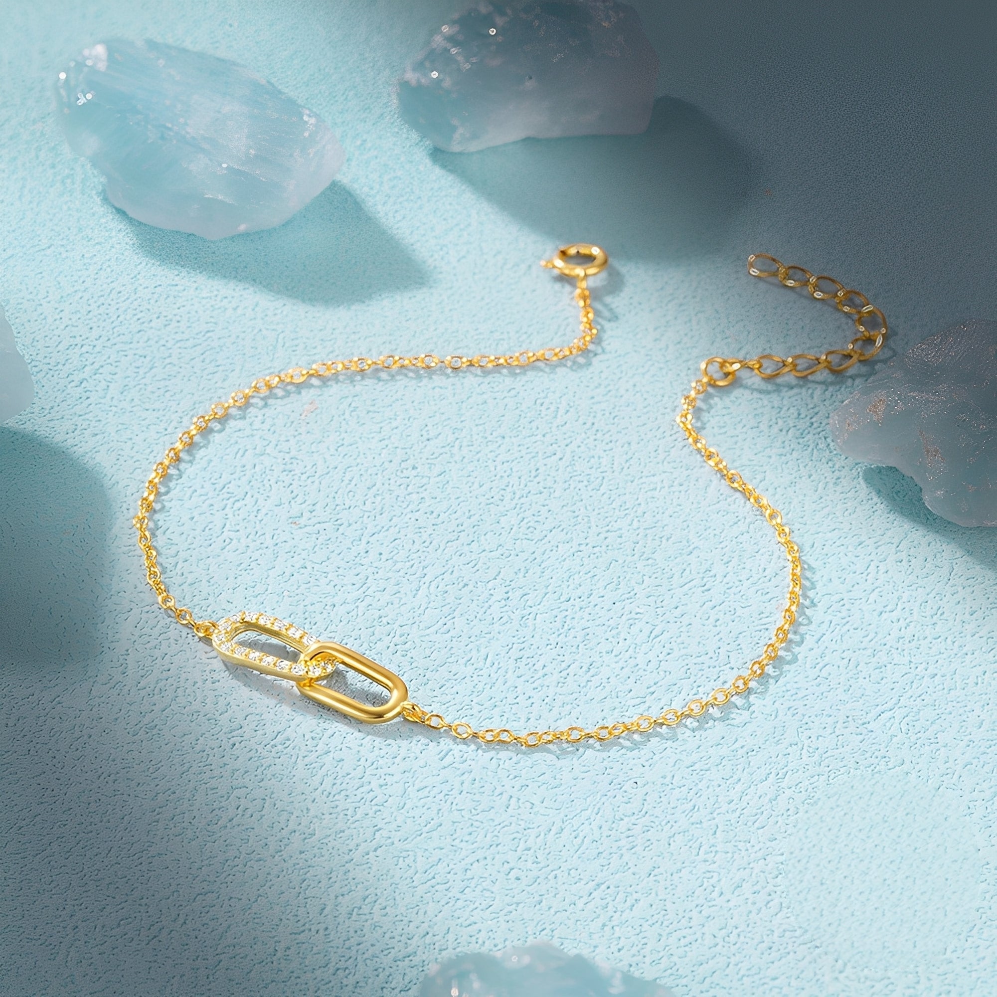 Rina – Armband mit Funkelnden Gliedern