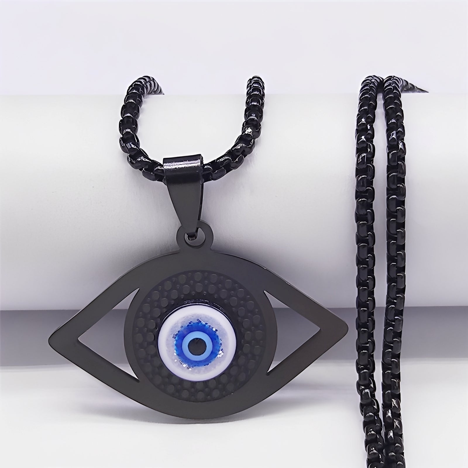 Kyra – Blaue Augenschutzkette