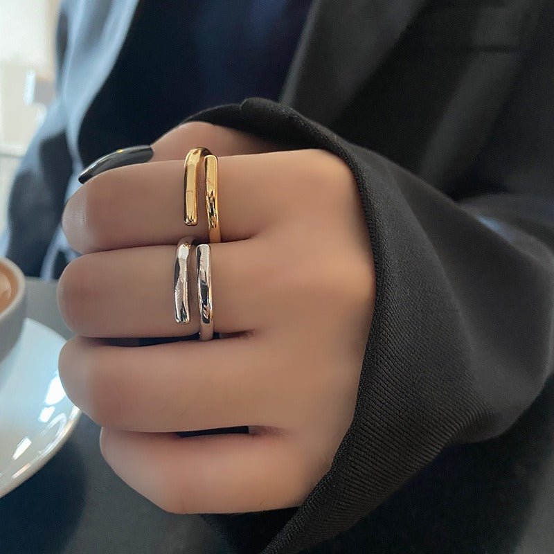 Cecilia – Breiter Glänzender und Unregelmäßiger Ring