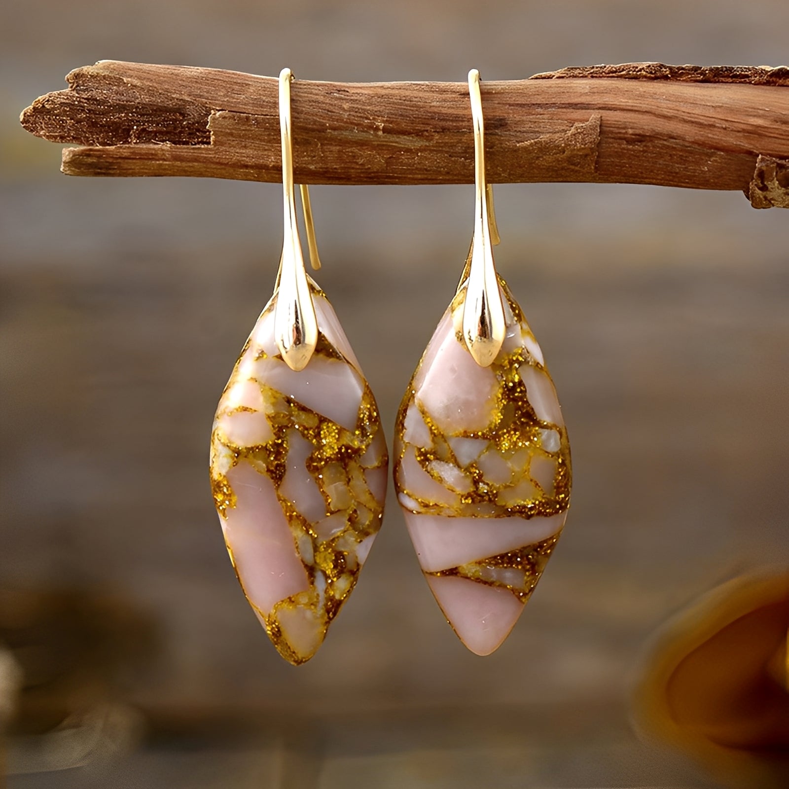 Lucie – Ohrringe aus Naturstein