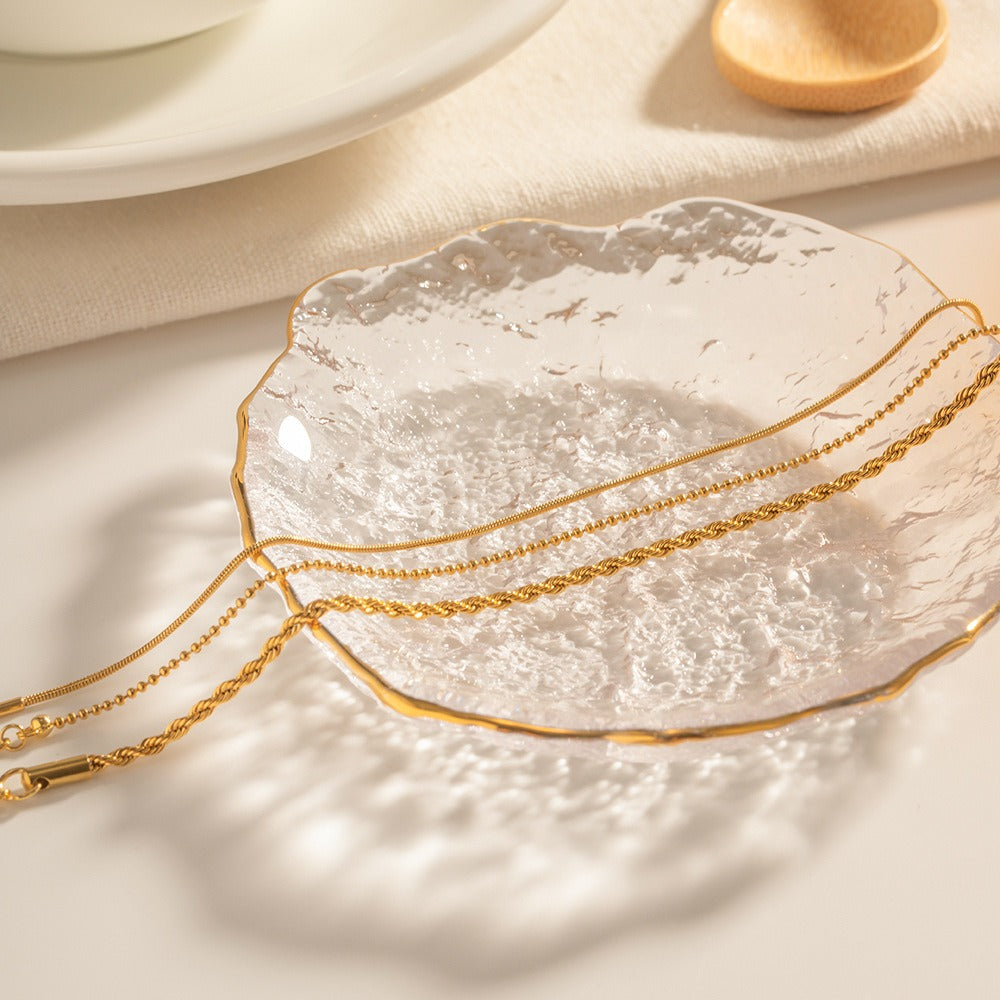 Bailey – Trio von Stapelbaren, Feinen, Vergoldeten Armbändern