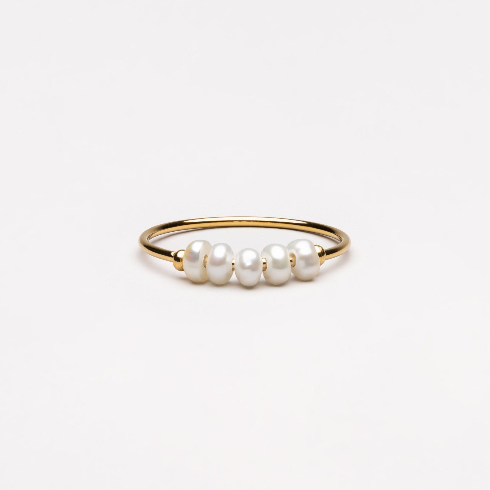 Lina – Ring mit Mini Naturperlen