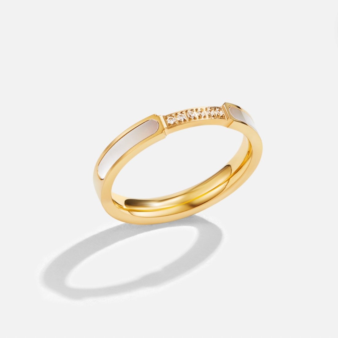 Yassi – Ring Perle und Strahlende Kristalle