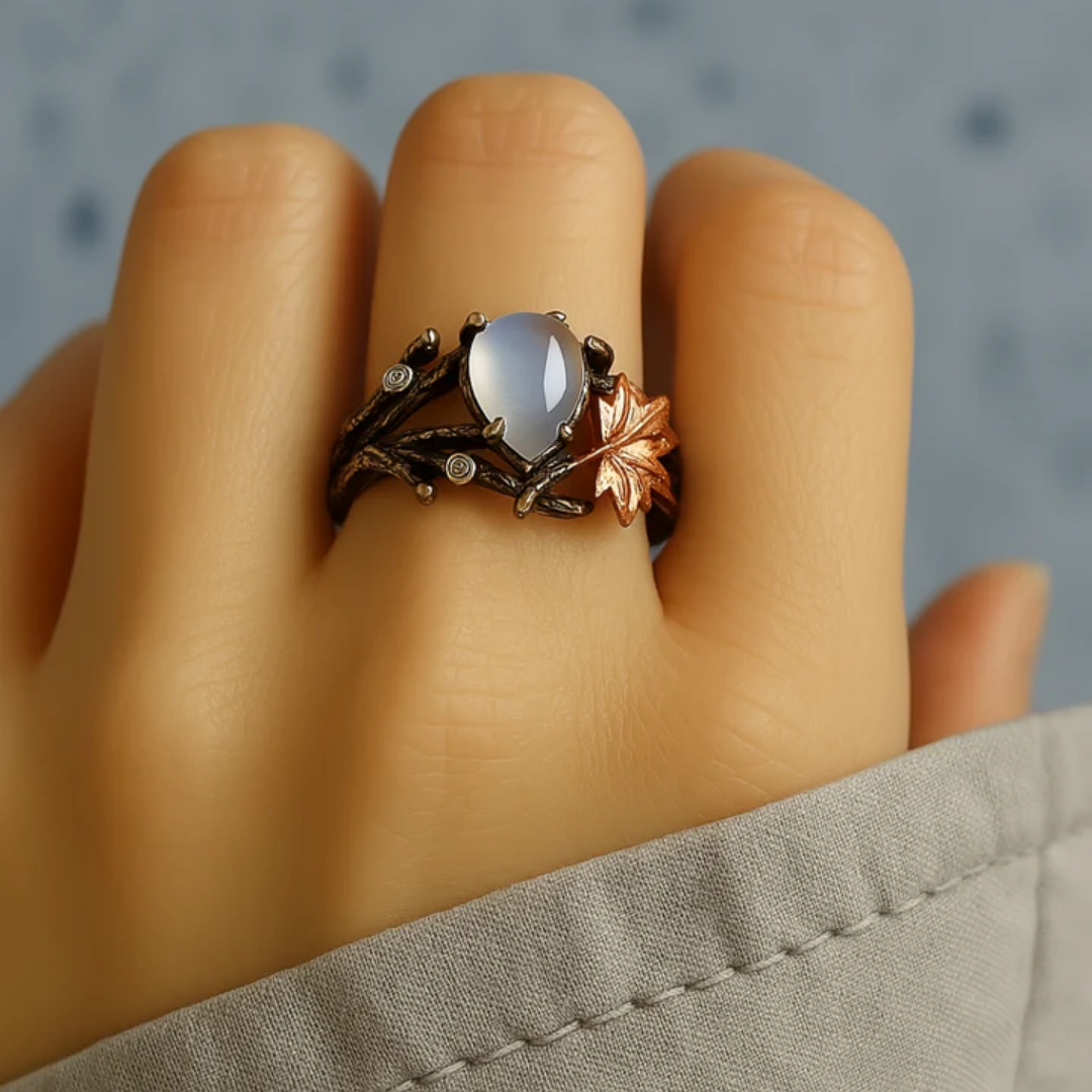 Luna – Natürlicher Mondstein Ring