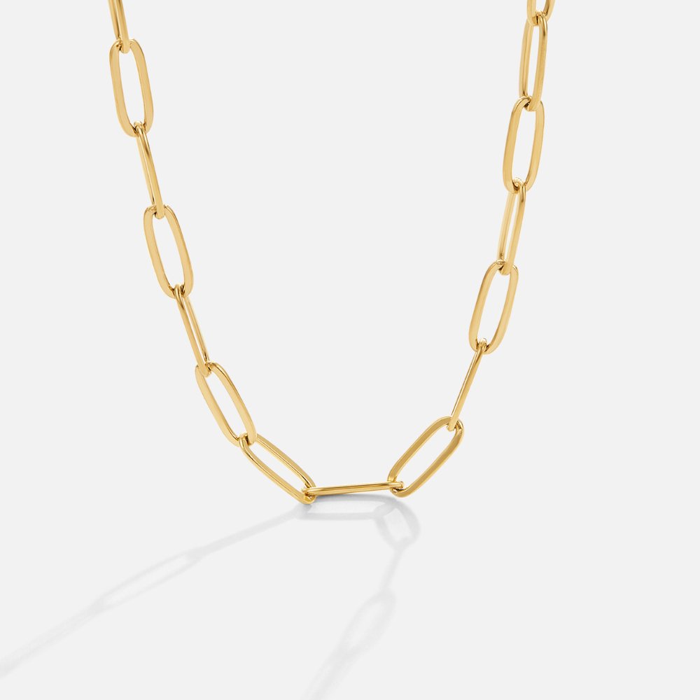 Mara – Kette Büroklammer Golden