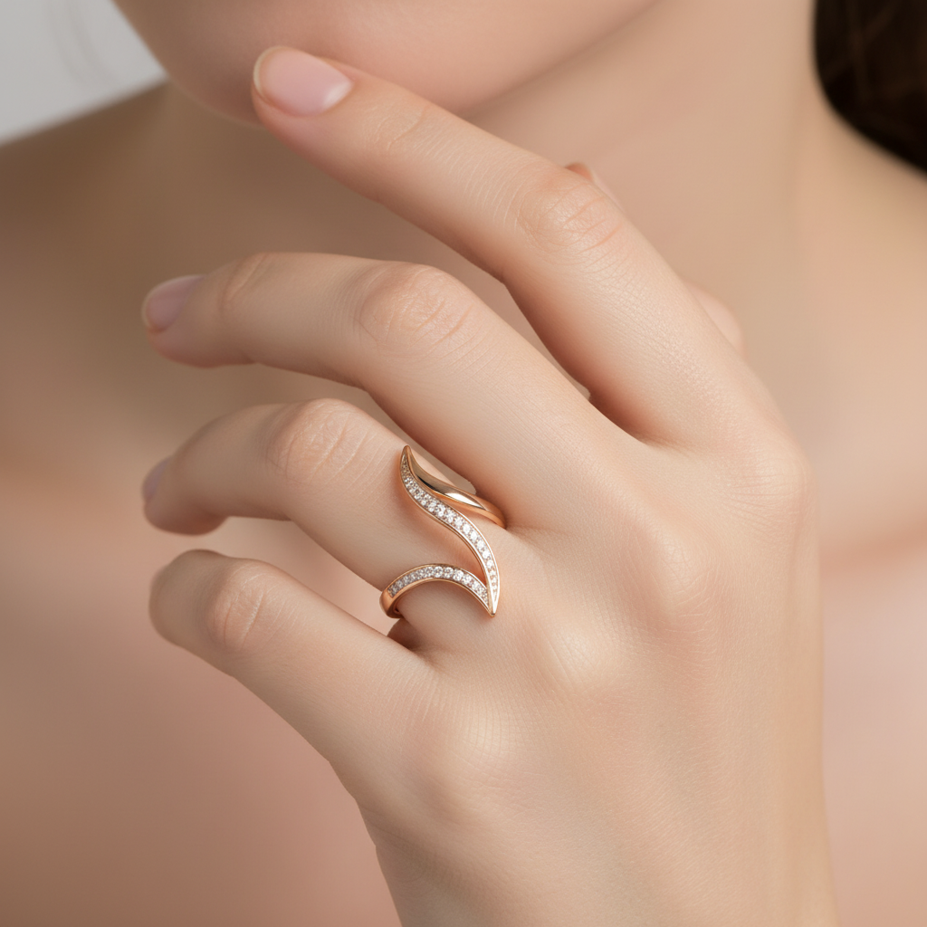 Valerie – Ring Aurora Geometrisch Elegant