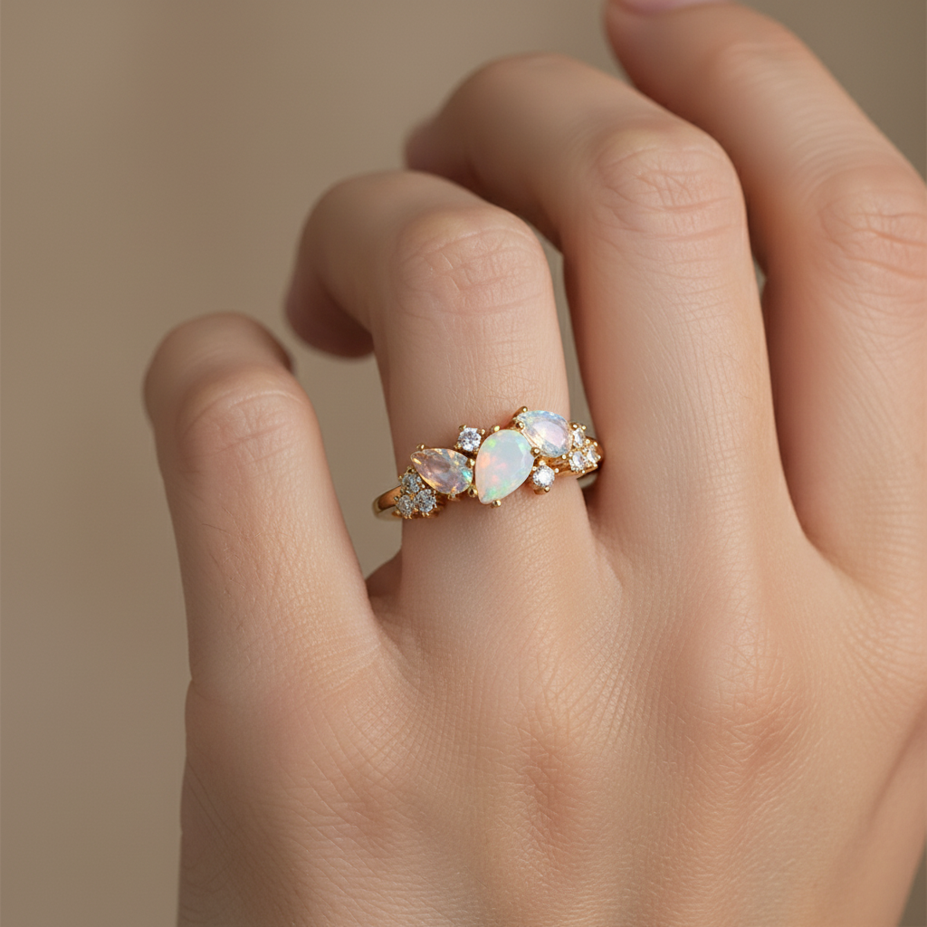 Alina – Ring Kaskade aus Sterlingsilber