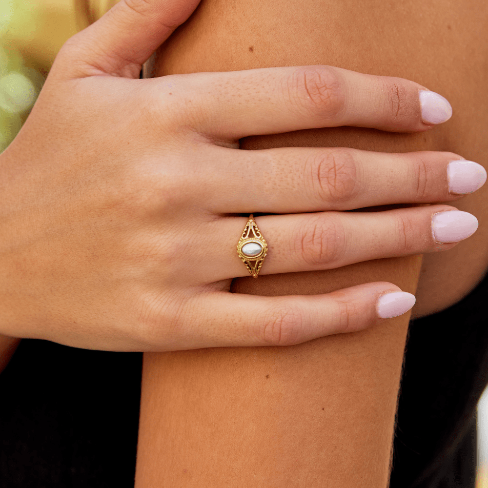 Ophelia – Vintage Royal Perlenring